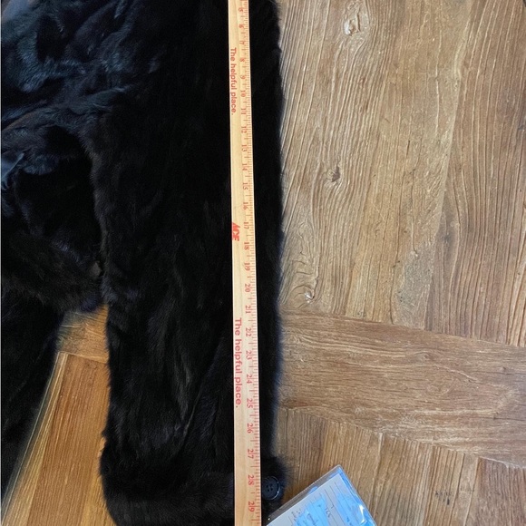 SOLD:Mens full length Black Mink Coat XXL/XXXL (52) - Picture 4 of 9